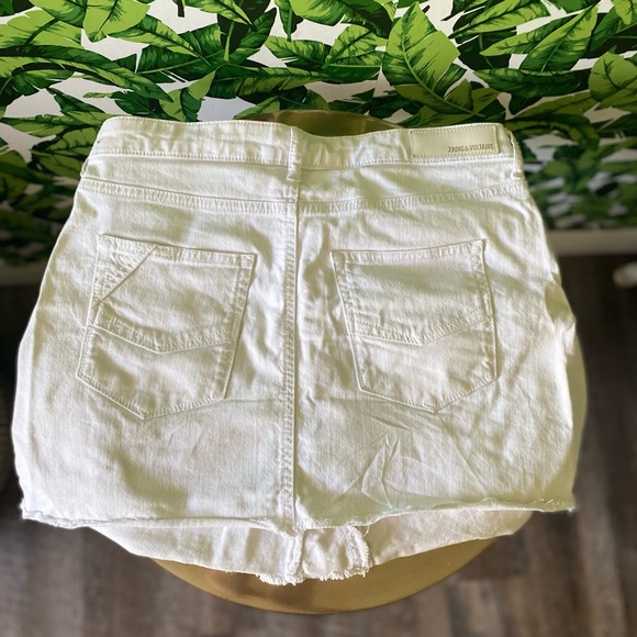 🇫🇷 Zadig & Voltaire Jean Miniskirt - Picture 2 of 7